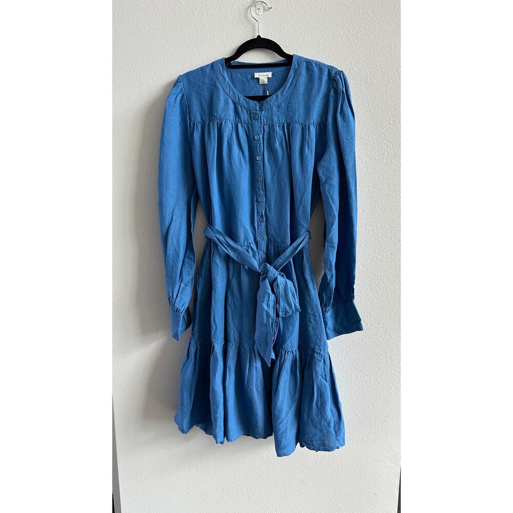 Sundance Elderflower Linen Dress New Size Small